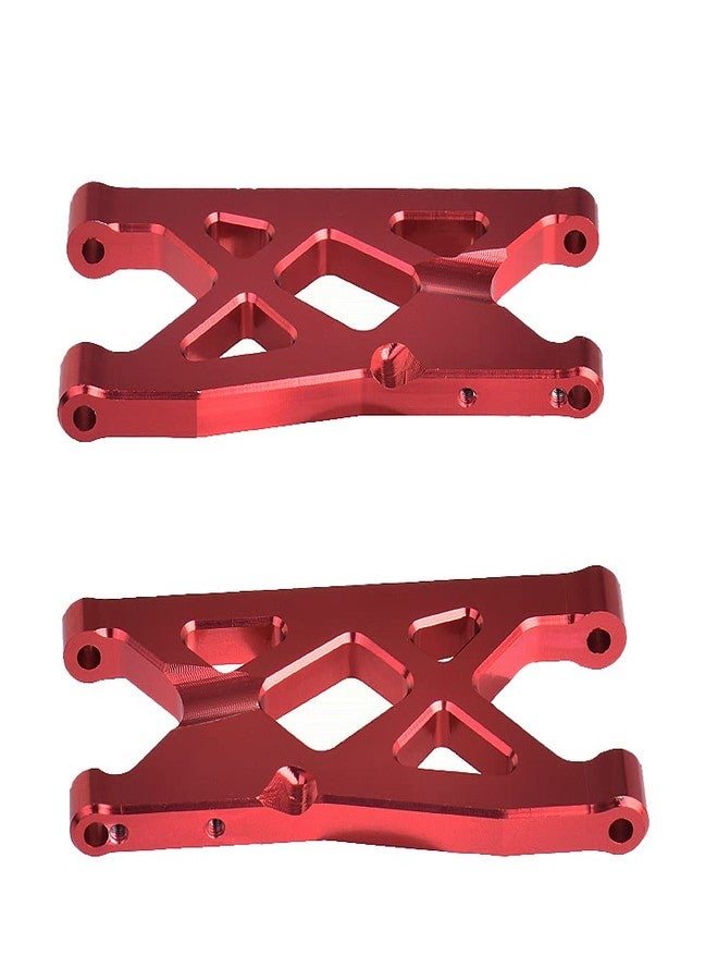 GLOBACT مجموعة أذرع التعليق الأمامية والخلفية المصنوعة من الألومنيوم من Globact لسيارات Arrma Granite 4X4/Senton/Rc Short Course Truck بمقياس 1/10، قطع غيار ترقية بديلة لقطع غيار AR330443 و AR330516 الاختيارية (باللون الأحمر). - Image 5